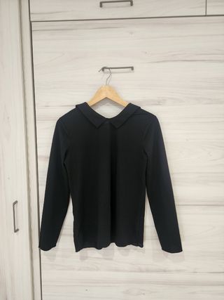 Blusa negra Zara mujer