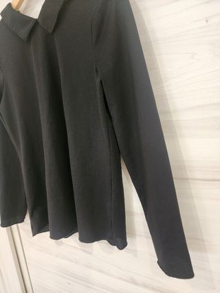 Blusa negra Zara mujer