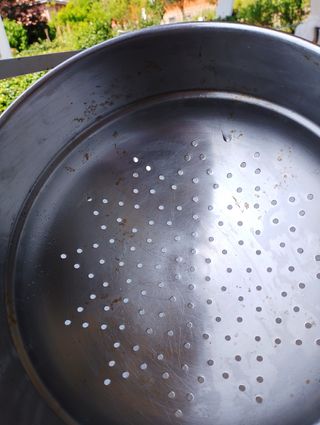Scolapasta acciaio inox vintage