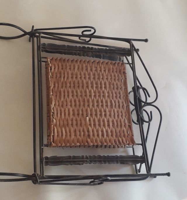 Portariviste vintage ferro battuto