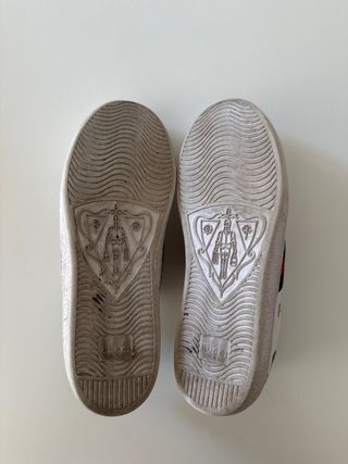 Zapatillas Gucci - Blancas y Verdes