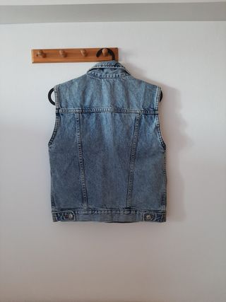 Chaleco vaquero MANGO - Azul - Nuevo