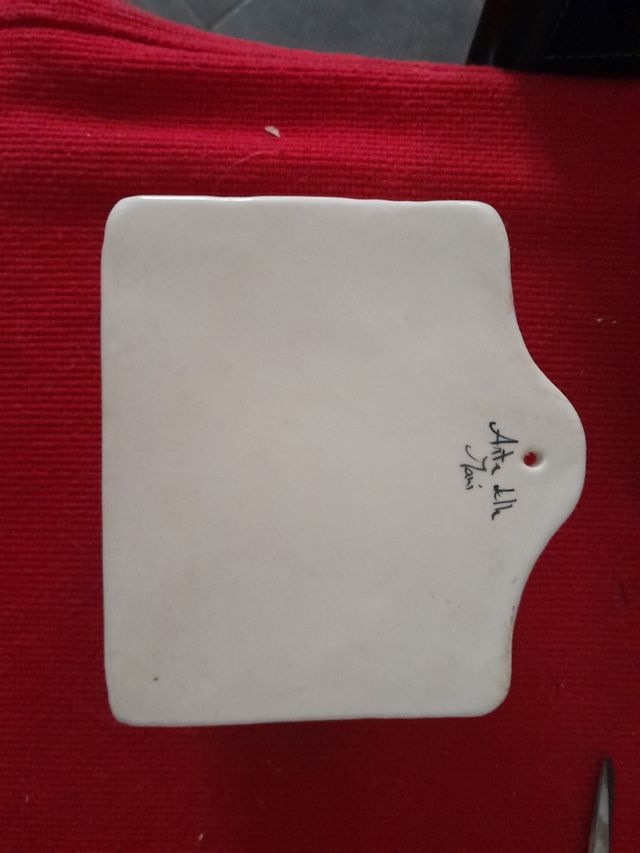 Portaoggetti ceramica vintage funghi