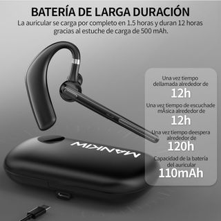 Manos libres Bluetooth, cancelación de Ruido
