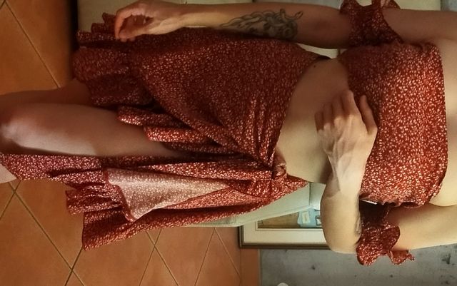 Completo rosso Shein estivo