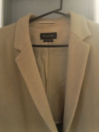 Americana Massimo Dutti beige