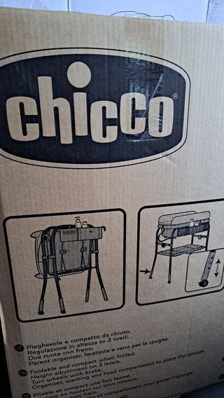 Cambiador Chicco + bañera+organizador: Como nuevo