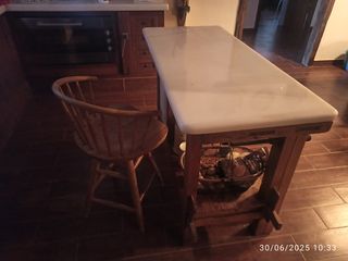 Isla cocina vintage: mueble carpintero