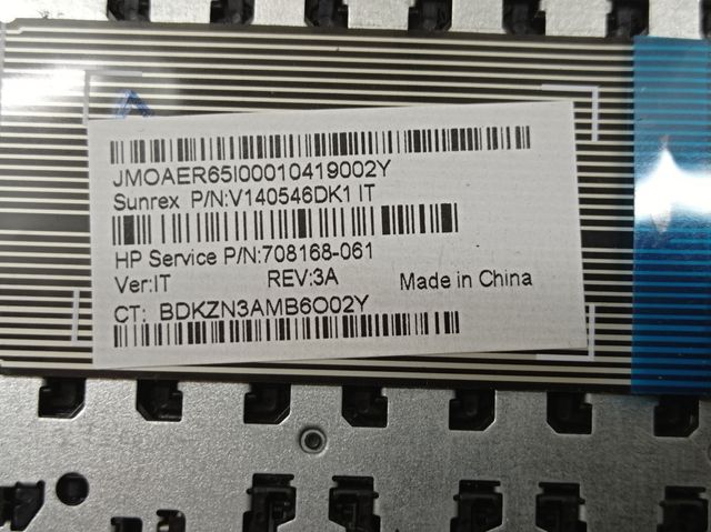 708168-061 tastiera HP Pavilion HP HQ-TRE 71004