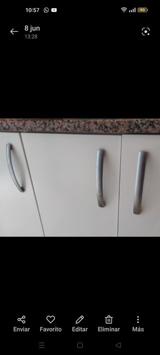 Tiradores muebles cocina