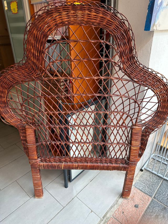 Cabeceros mimbre vintage (2 unid)