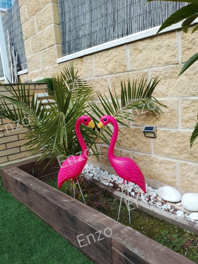 Conjunto 2 Flamencos Jardín