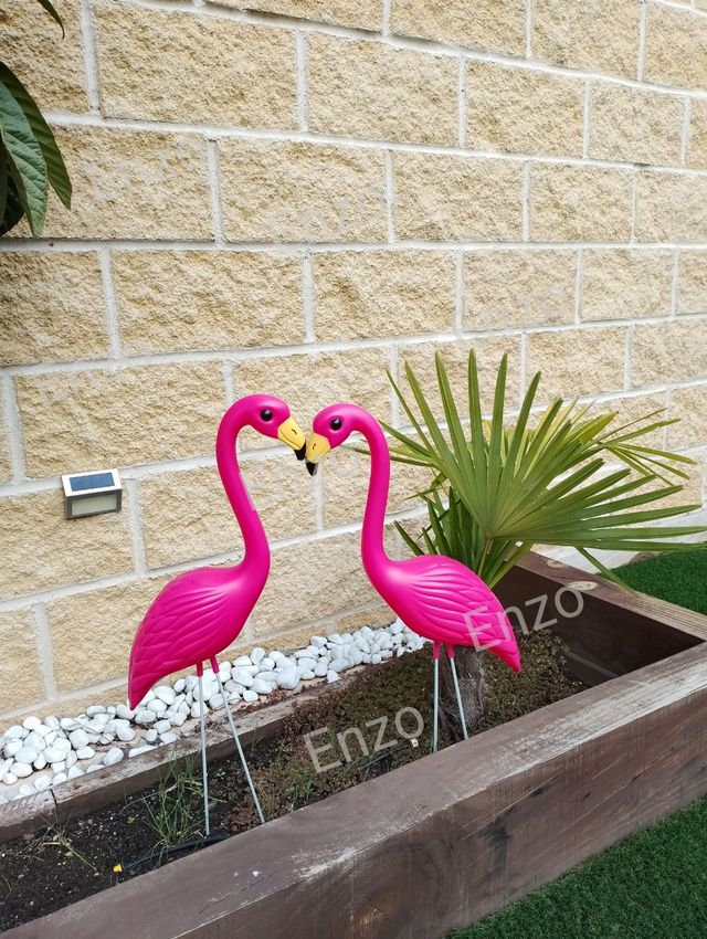 Conjunto 2 Flamencos Jardín