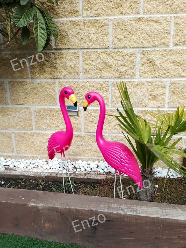 Conjunto 2 Flamencos Jardín