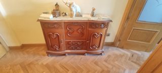 Mueble recibidor clásico madera