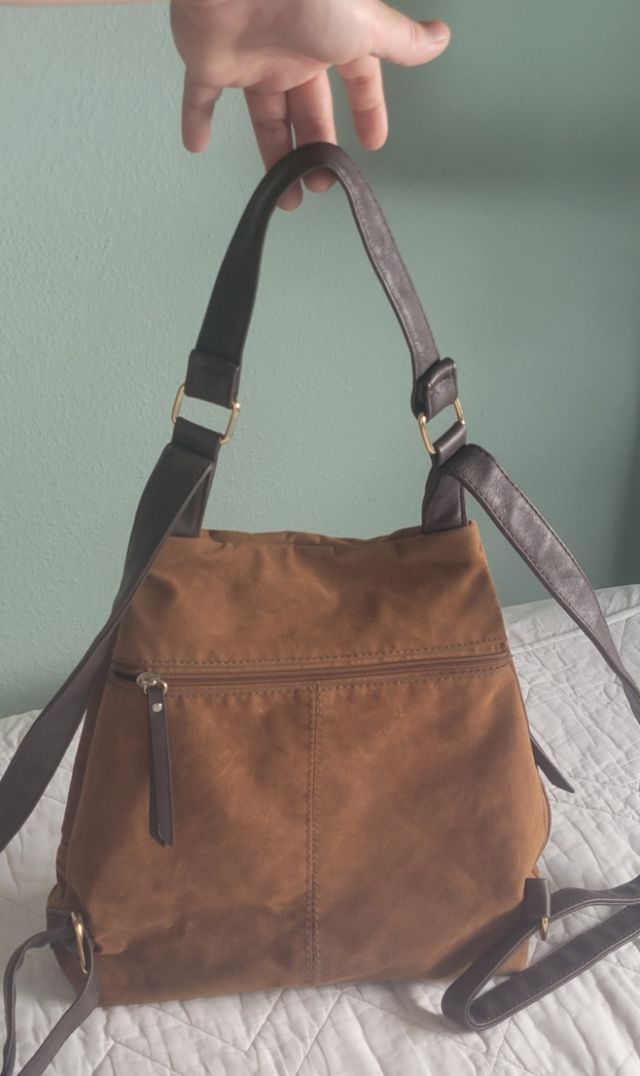 Bolso bandolera Misako marrón