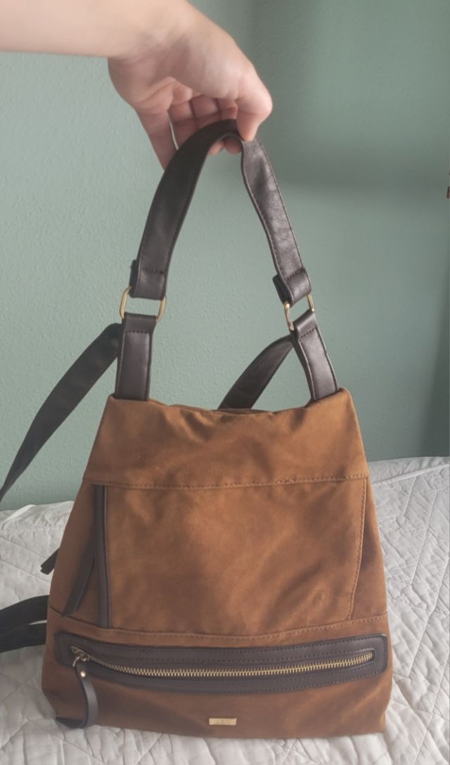 Bolso bandolera Misako marrón