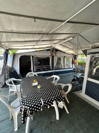 Caravana 7m, 3 ambientes,camping sirena dorada