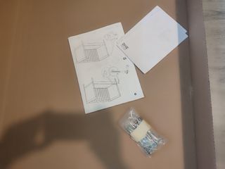 Cuna Ikea Sundvik + colchón + barrera protectora
