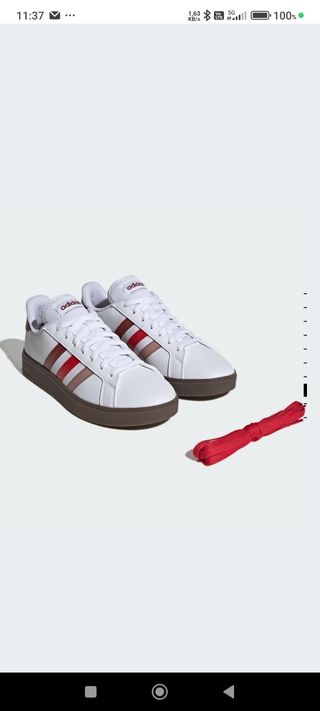 Adidas nuove,scarpa sportive,bianco-rosse