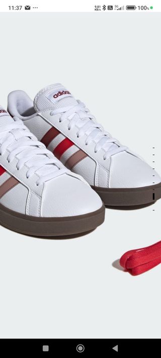 Adidas nuove,scarpa sportive,bianco-rosse