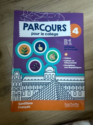 Libros francés B1 (Libro + Cuaderno + Libreta)