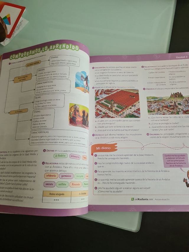 Ciencias sociales. 5 Primaria. Más Savia. Madrid