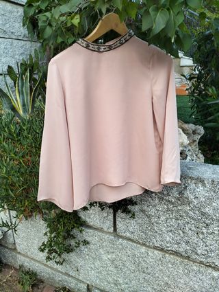 Blusa Zara rosa | Talla l