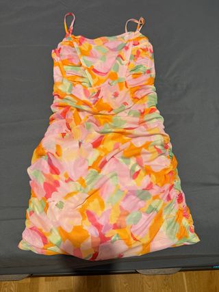 Vestido multicolor estampado