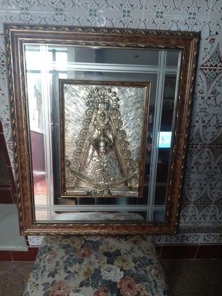 Cuadro Virgen del Rocío - Dorado