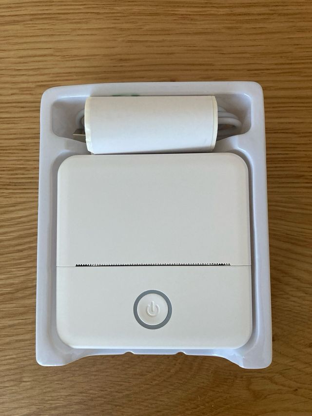 Mini Impresora Portátil Blanca