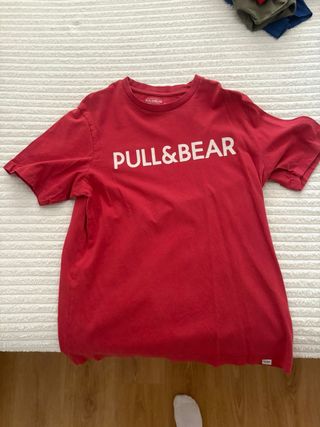 Camiseta Pull&Bear roja M