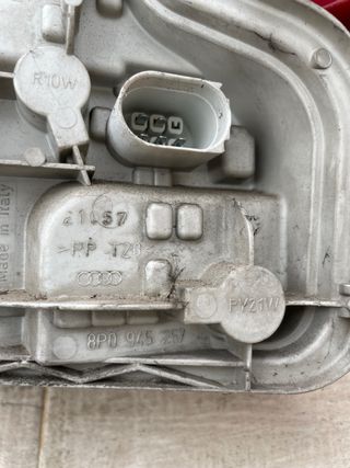 pilotos traseros Audi A3 2.0 8p 2007