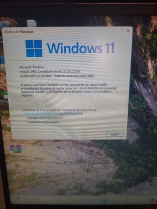 Portátil Dell 5402.  Buen estado