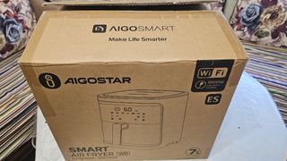 Freidora de aire Aigostar 30I001XF nueva, 7Litros