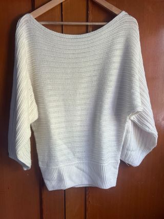 Jersey beige de punto
