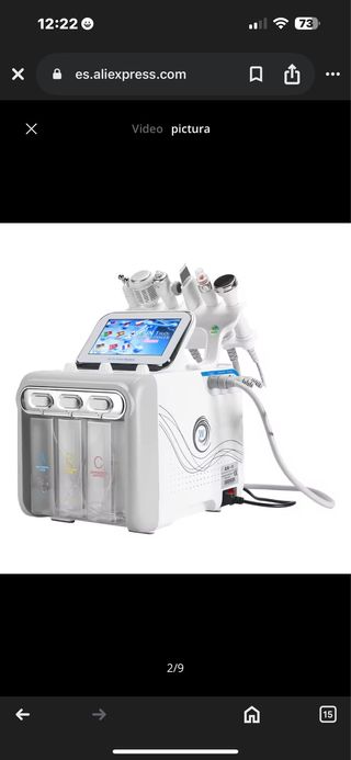 Máquina limpieza facial 6 en 1