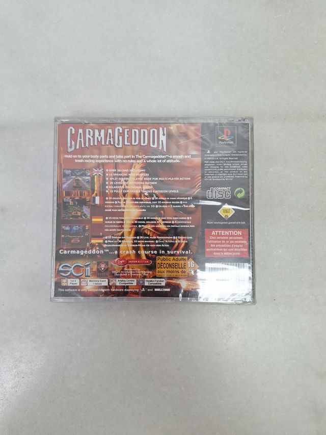 Carmageddon 🇪🇸 PS1 PAL Castellano