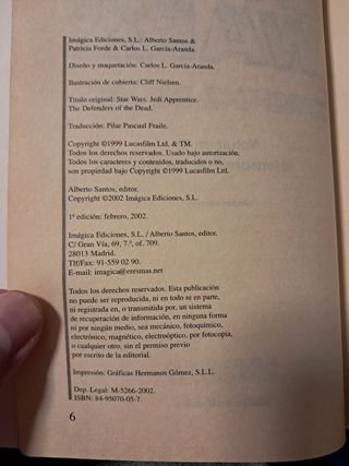 Libro Star Wars - Aprendiz de Jedi 5