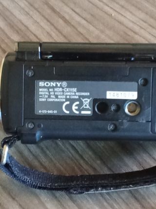 Sony HDR CX115E Videocámara