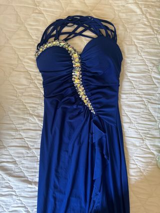 Vestido azul ocasiones especiales,bodas fiestas et