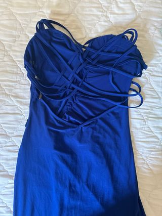 Vestido azul ocasiones especiales,bodas fiestas et