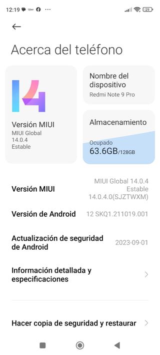 Xiaomi Redmi Note 9 Pro - Azul