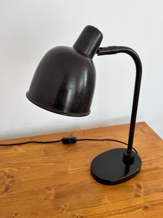 Lámpara escritorio Zara Home negra metal
