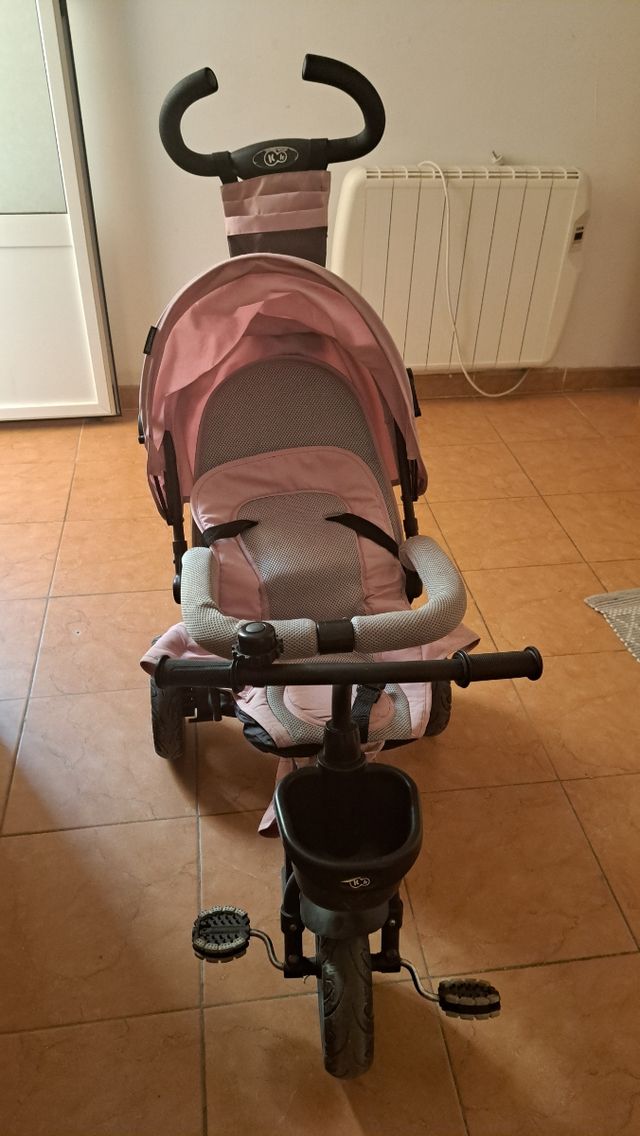 Triciclo infantil rosa