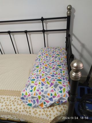 Cama forja negra - individual