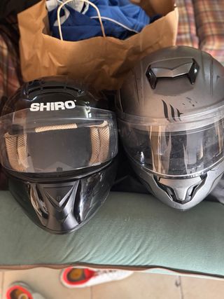 Casco moto Acerbis amarillo 
y otros modelos