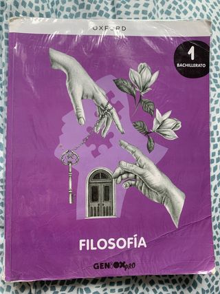 Filosofía 1º Bachillerato. Libro del estudiante...
