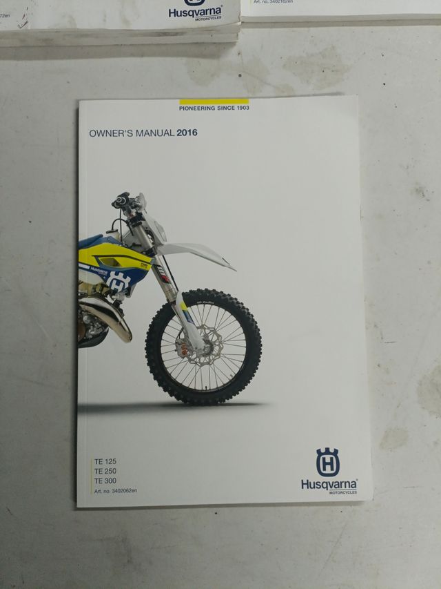 Manual Husqvarna TE 125-300 2016