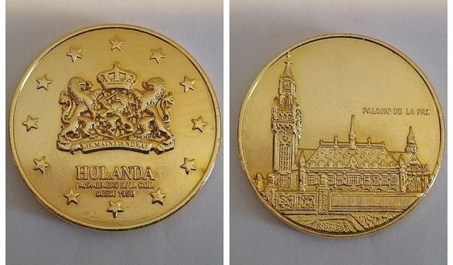 MEDALLAS DE ORO CONMEMORATIVAS UNIÓN EUROPEA